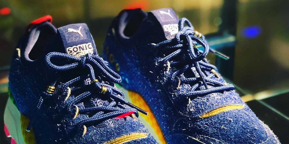 Begini Tampilan Sepatu Sonic the Hedgehog dari Puma
